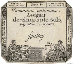50 Sols FRANCE  1792 Ass.26a
