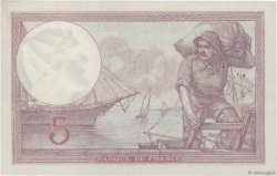 5 Francs FEMME CASQUÉE FRANCE  1922 F.03.06 VF+