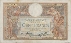 100 Francs LUC OLIVIER MERSON type modifié FRANCE  1939 F.25.43 TB