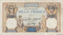 1000 Francs CÉRÈS ET MERCURE FRANCE  1932 F.37.07 AB