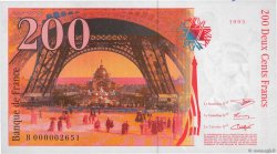200 Francs EIFFEL FRANCIA  1995 F.75.01 q.FDC