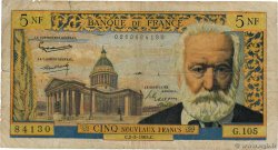 5 Nouveaux Francs VICTOR HUGO FRANCE  1963 F.56.14 B