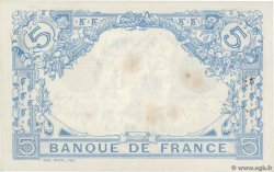 5 Francs BLEU FRANKREICH  1915 F.02.25 VZ