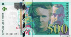 500 Francs PIERRE ET MARIE CURIE FRANCIA  1996 F.76.03 SC+