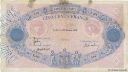 500 Francs BLEU ET ROSE FRANCE  1912 F.30.20 B+
