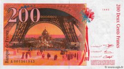 200 Francs EIFFEL FRANCE  1995 F.75.01 TTB