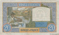 20 Francs TRAVAIL ET SCIENCE FRANCE  1940 F.12.05 TB+
