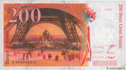 200 Francs EIFFEL FRANCE  1995 F.75.01 VF-