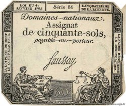50 Sols FRANCE  1792 Ass.26a