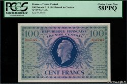 100 Francs MARIANNE FRANKREICH  1943 VF.06.01e fST