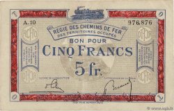 5 Francs FRANCE Regionalismus und verschiedenen  1918 JP.135.06 fSS