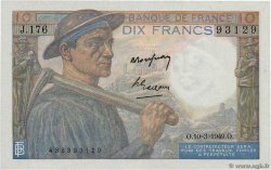 10 Francs MINEUR FRANKREICH  1949 F.08.20