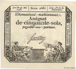 50 Sols FRANCE  1793 Ass.42c