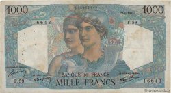1000 Francs MINERVE ET HERCULE FRANCIA  1945 F.41.05 RC+