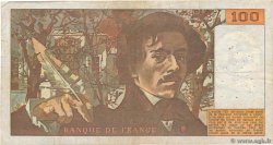 100 Francs DELACROIX modifié FRANKREICH  1978 F.69.01a fS