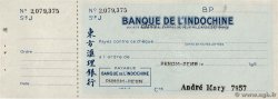 Francs FRANCE Regionalismus und verschiedenen Phnom-Penh 1950 DOC.Chèque VZ+