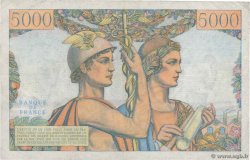 5000 Francs TERRE ET MER FRANCE  1952 F.48.07 VF