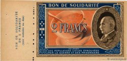 2 Francs BON DE SOLIDARITÉ FRANCE regionalismo y varios  1941 KL.03C3 EBC+