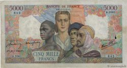 5000 Francs EMPIRE FRANÇAIS FRANCE  1946 F.47.51 pr.TB
