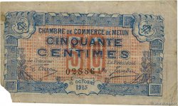 50 Centimes FRANCE Regionalismus und verschiedenen Melun 1915 JP.080.01 SGE