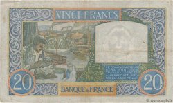 20 Francs TRAVAIL ET SCIENCE FRANKREICH  1941 F.12.12 S