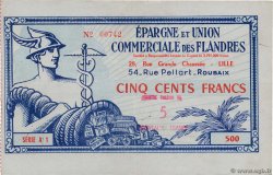 5 NF sur 500 Francs FRANCE regionalism and various Lille 1959  VF