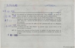 5 NF sur 500 Francs FRANCE regionalismo e varie Lille 1959  BB