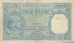 20 Francs BAYARD FRANCE  1917 F.11.02 F-