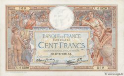 100 Francs LUC OLIVIER MERSON type modifié FRANKREICH  1938 F.25.32 fVZ