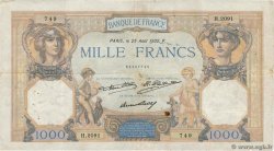 1000 Francs CÉRÈS ET MERCURE FRANCE  1932 F.37.07 pr.TB