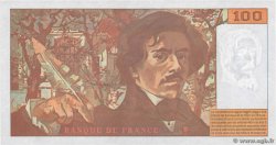 100 Francs DELACROIX 442-1 & 442-2 FRANCE  1995 F.69ter.02a UNC-