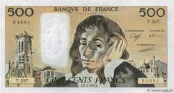 500 Francs PASCAL FRANCE  1989 F.71.40 TTB+