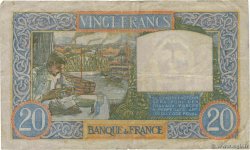 20 Francs TRAVAIL ET SCIENCE FRANCE  1940 F.12.11 pr.TB