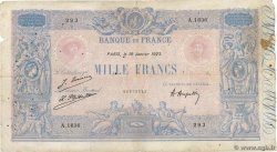 1000 Francs BLEU ET ROSE FRANCIA  1923 F.36.39 RC