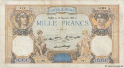 1000 Francs CÉRÈS ET MERCURE FRANCE  1931 F.37.06 VG