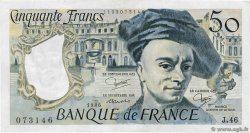 50 Francs QUENTIN DE LA TOUR FRANCE  1986 F.67.12 SUP+