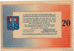 20 Francs BON DE SOLIDARITÉ FRANCE régionalisme et divers  1941 KL.08A1 SUP+
