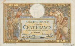 100 Francs LUC OLIVIER MERSON grands cartouches FRANCIA  1931 F.24.10 BB