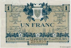 1 Franc FRANCE regionalism and various Tours 1920 JP.123.04 XF+