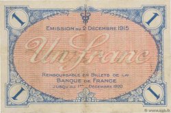 1 Franc FRANCE regionalism and miscellaneous Villefranche-Sur-Saône 1915 JP.129.04 VF