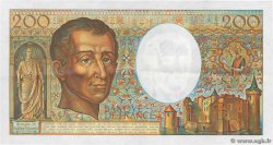 200 Francs MONTESQUIEU FRANCE  1985 F.70.05 XF-