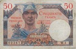 50 Francs TRÉSOR FRANÇAIS FRANKREICH  1947 VF.31.01 S