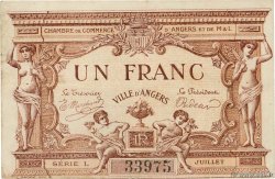1 Franc FRANCE regionalism and miscellaneous Angers  1915 JP.008.06 F