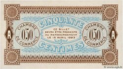 50 Centimes FRANCE regionalism and various Auxerre 1920 JP.017.24 UNC-