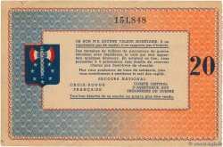 20 Francs BON DE SOLIDARITÉ FRANCE regionalismo y varios  1941 KL.08C1 BC