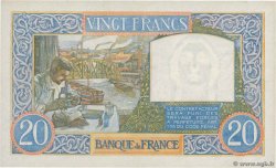 20 Francs TRAVAIL ET SCIENCE FRANCE  1940 F.12.10 XF-