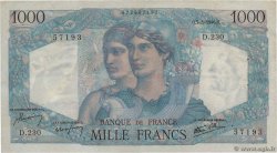 1000 Francs MINERVE ET HERCULE FRANCE  1946 F.41.12 VF+