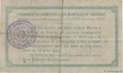1 Franc FRANCE régionalisme et divers Montluçon, Gannat 1916 JP.084.23 TB