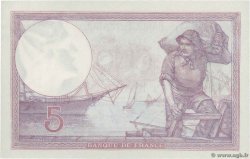 5 Francs FEMME CASQUÉE FRANCE  1923 F.03.07 AU+