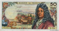 50 Francs RACINE FRANCIA  1972 F.64.20 MBC